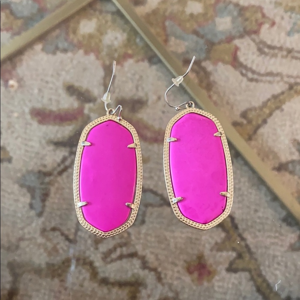 Kendra Scott pink Danielle earrings